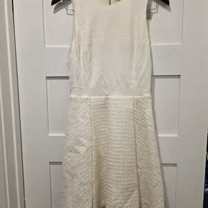 Alice + Olivia Cream Textured Fabric